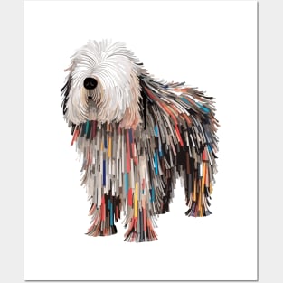 Komondor Dog Pet World Animal Lover Furry Friend Abstract Posters and Art